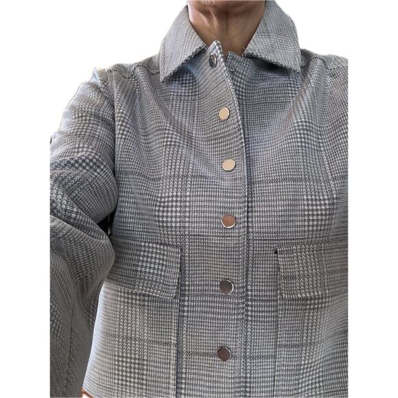 NWT Noli SET Siver Plaid Jacket & Pants. - Picture 6 of 16